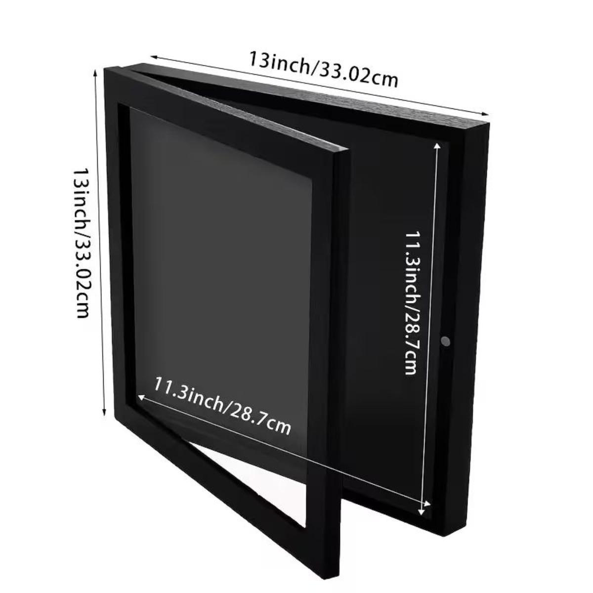 Jersey Frame Display Case 2 Pack, High Quality Frame, Large Clear Acrylic Shadow Box with Protection for Basketball Baseball Football Soccer Hockey Shirt, Wall Mount Wooden Showcase, Idea Gift for Sports Fans