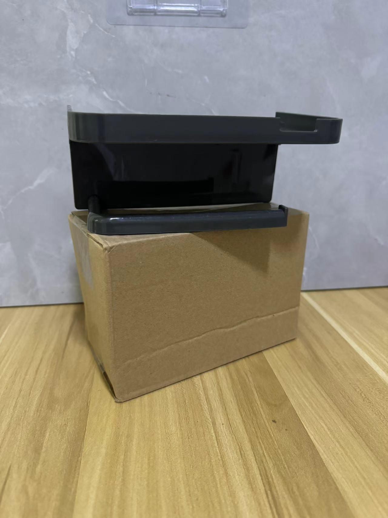 Bathroom toilet paper holder, roll tissue rack, storage shelf, draw-out tissue tube organizer for home restroom (Model: DM622)