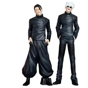 30cm Anime Jujutsu Kaisen Satoru Gojo Figure Standing Akimbo Large Model Toy Gift Collection Geto Suguru Aciton Figure Pvc