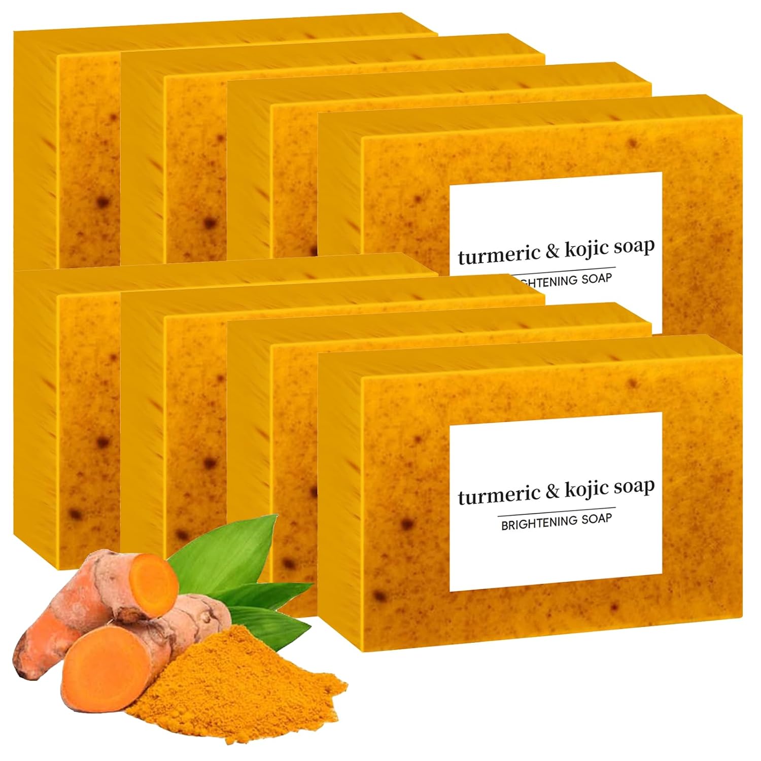 Kojic Turmeric Face Soap, Kojic Soap, Face Cleansing Soap, Turmeric Face and Body Soap, Kojic Face and Body Soap