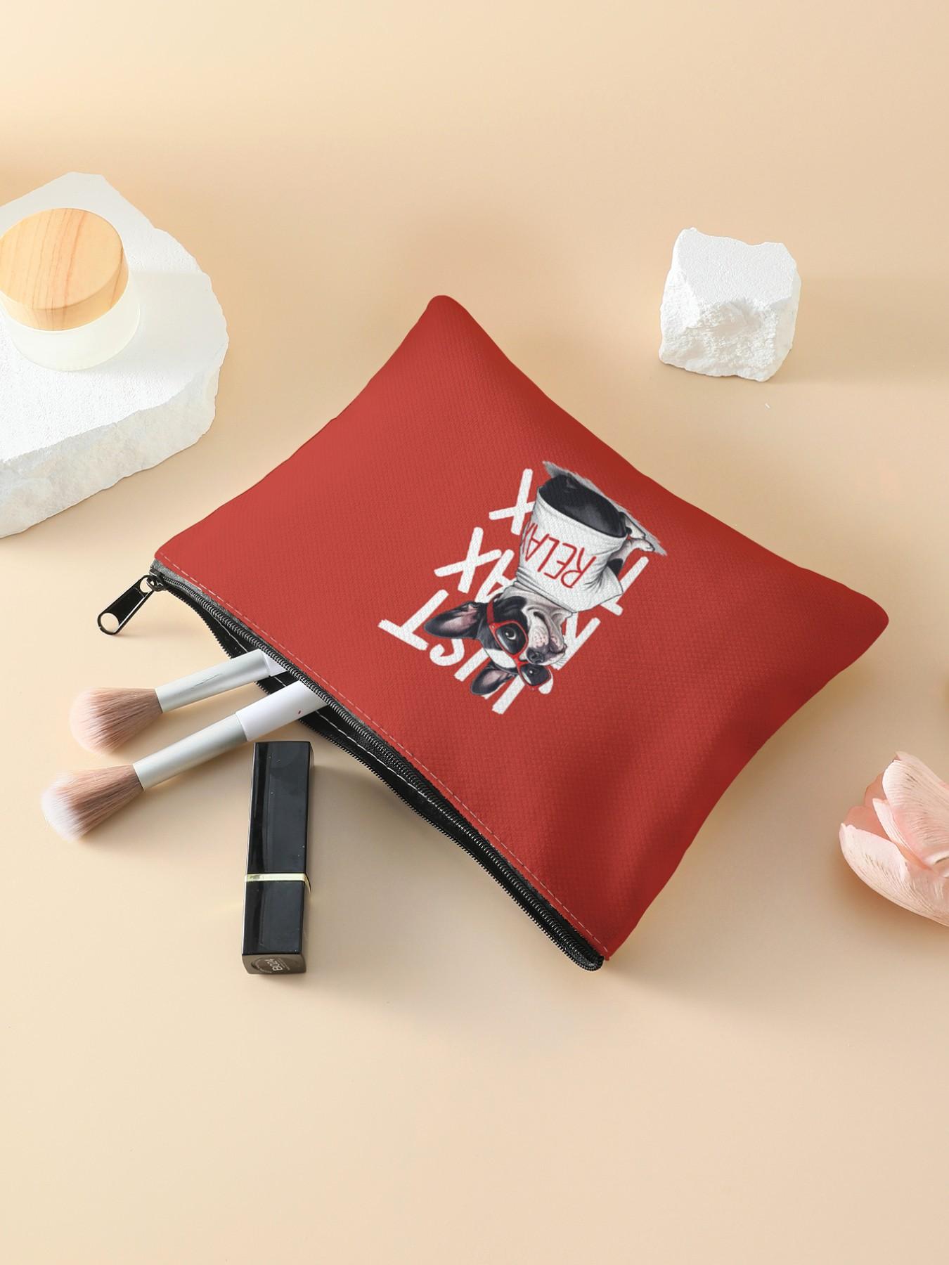 Dog Snack Bag for Travel, Organize Cosmetics and Emergency Snacks, Ideal Gift for Friends and Sisters, Fashionable Travel Storage Bag