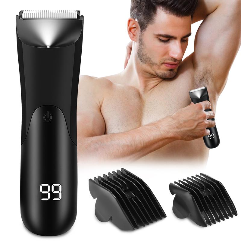 Electric Hair Trimmer for Men, Ceramic Digital Display Body Hair Grooming Tool, Hair Shaving & Styling Hair Razor, Rechargeable Trimmer Electric Hair Trimmer for Men, Ceramic Digital Display Body Hair Grooming Tool, Hair Shaving & Styling Hair Razor, Rechargeable Trimmer
