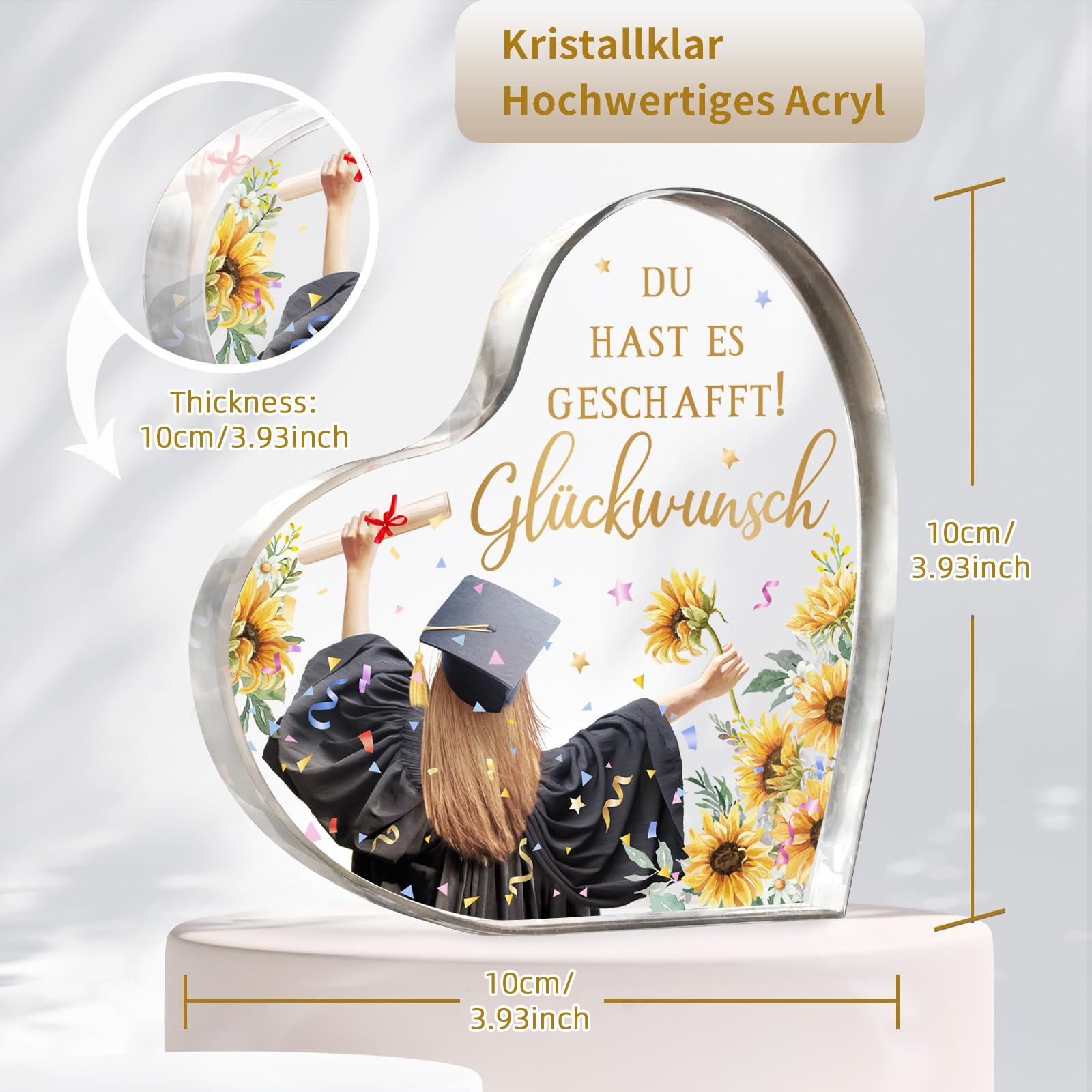 Acrylic Paperweight Gift for Passing Exam, Bachelor Graduation Congratulations Gift, Decorative Ornament for Daily Use