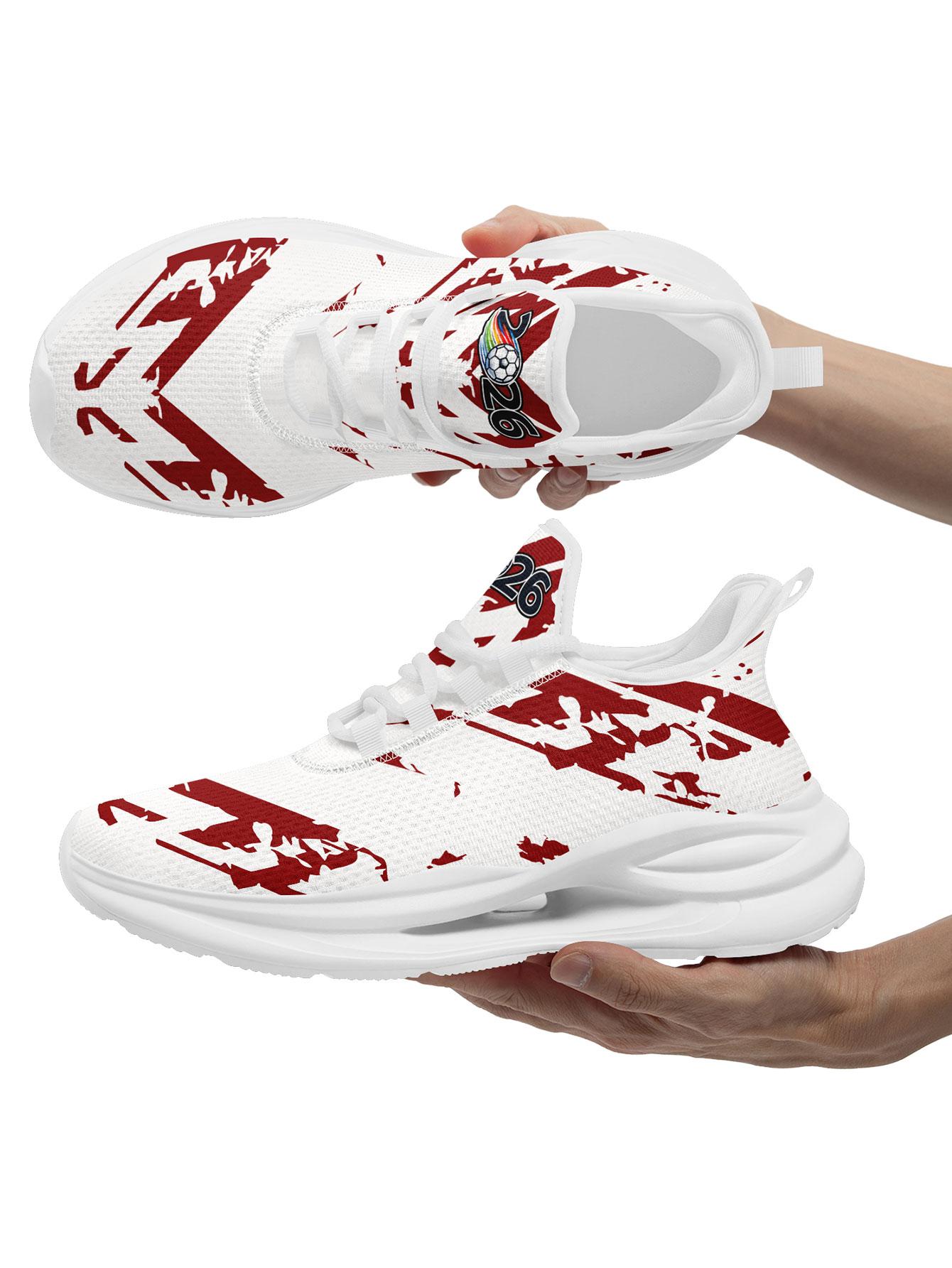 Men's SUI 2026 Distressed Graffiti Edition Slip On Running Shoes, Breathable Comfortable Athletic Sneakers, Casual  Shoes