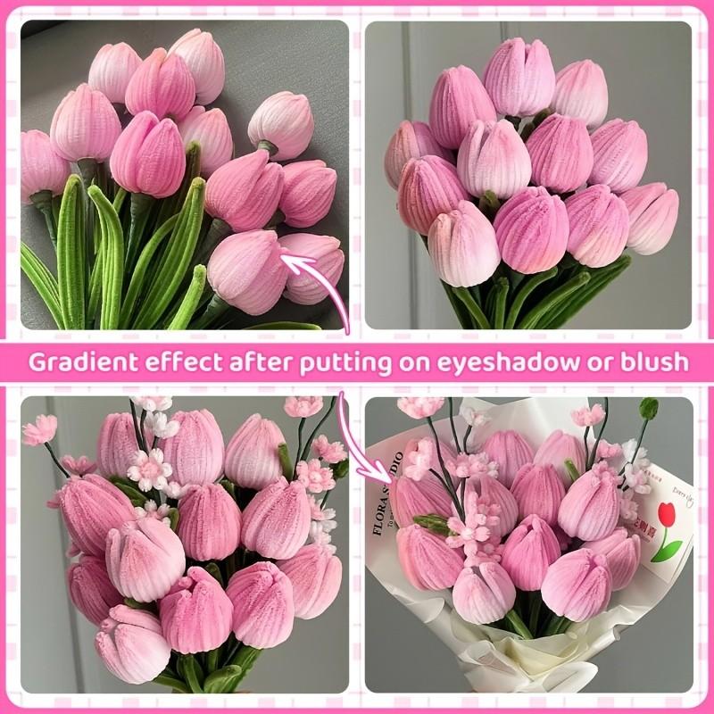 310-Piece Moss Root Floral Arrangement Set, Includes Colored Moss Roots, and Moss Strips, Flower Art Tape, DIY Tools Kit