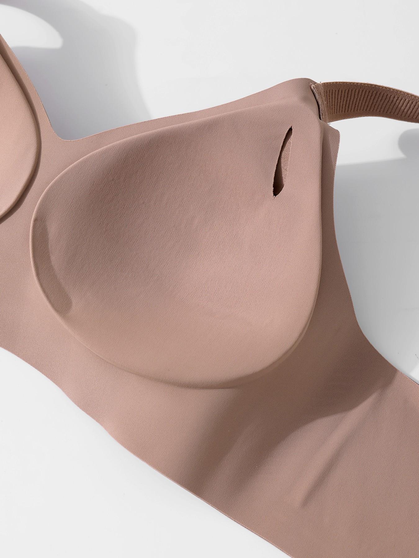 2 pack / 6 colors, high-quality women's seamless jelly bra, four rows of three hooks, push-up and lift, adjustable sports vest, suitable for daily wear, parties, yoga, comfortable, breathable and skin-friendly, women's underwire-free bra.