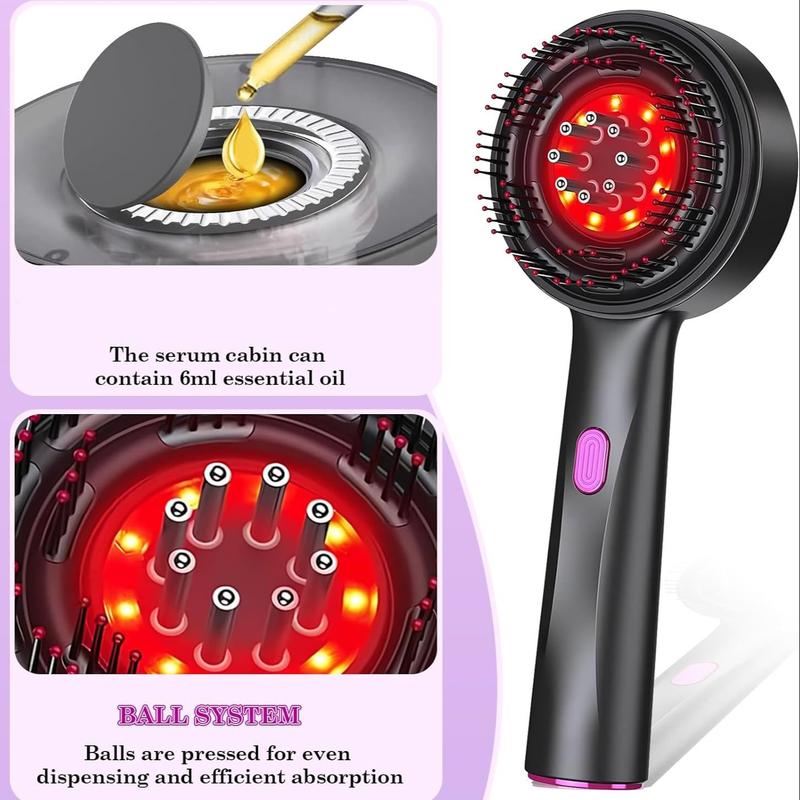 Scalp Massage Comb, Hair Oil Liquid Dispenser Hair Brush Comb, Relaxing Scratching Massage Comb, Hair Care Tool for Women & Men Chrismas Gift Scalp Massage Comb, Hair Oil Liquid Dispenser Hair Brush Comb, Relaxing Scratching Massage Comb, Hair Care Tool for Women & Men Chrismas Gift