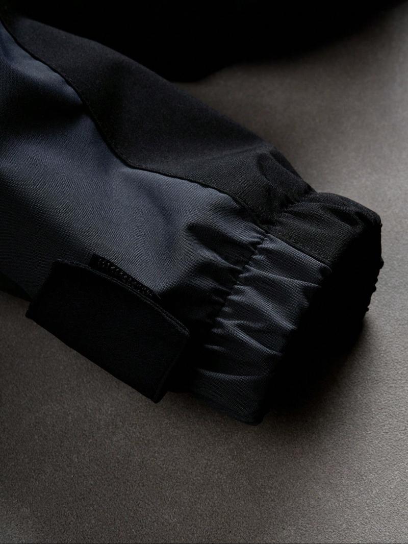 Men's Baseball Jacket High Street Patchwork Print Windproof Coat, Fashion College Style Long Sleeve Outerwear for All Seasons