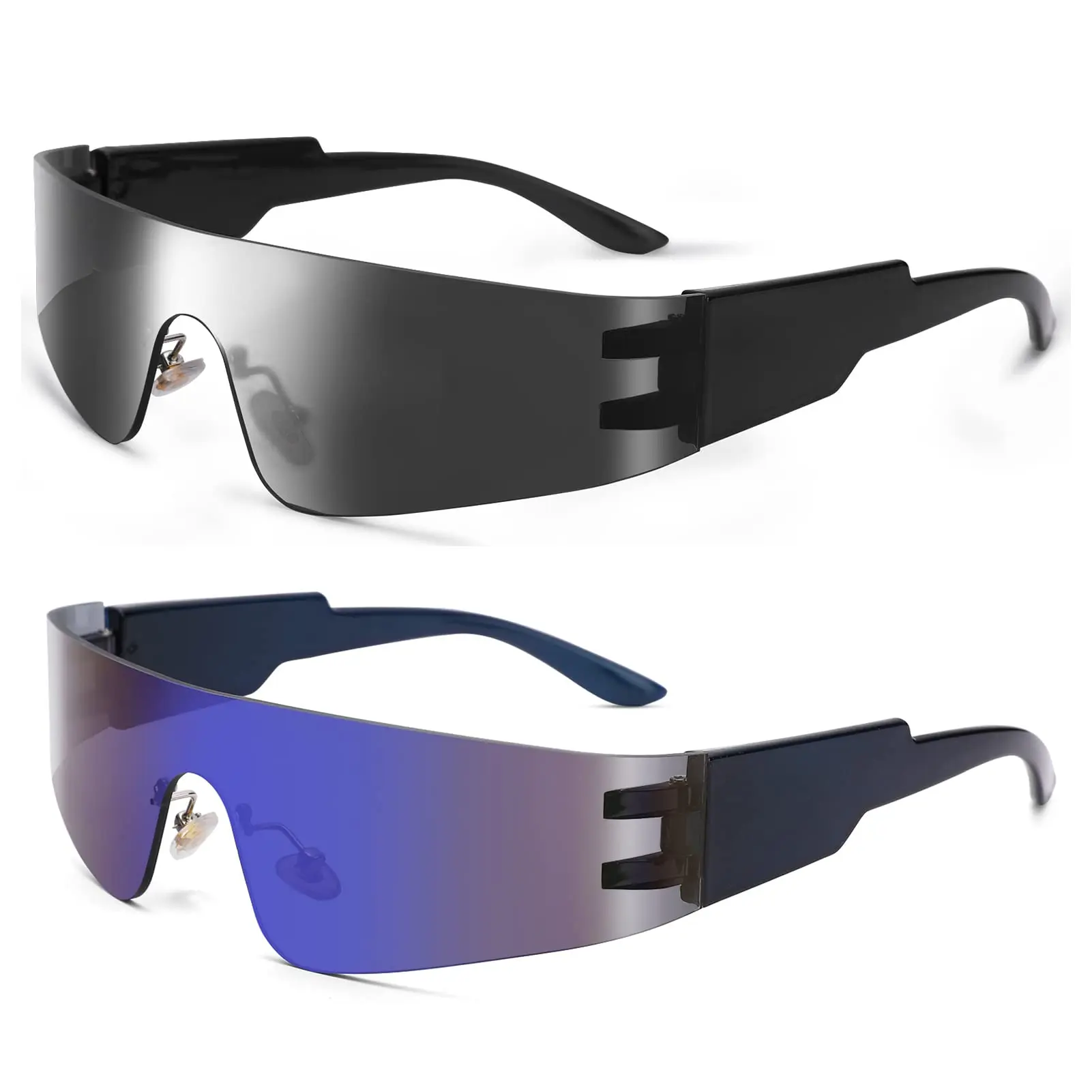 B6 Black / Grey + Black / Blue Mirr