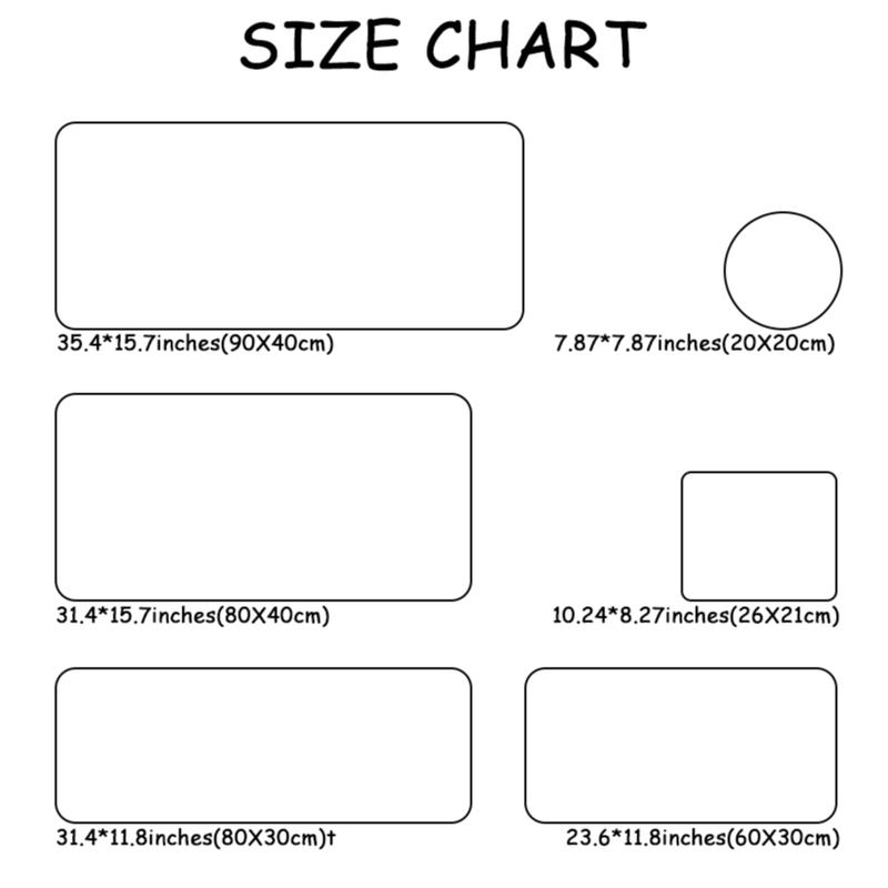 Abstract Terrain Line Pattern Mouse Pad, Rectangle Gaming Mouse Pad ...