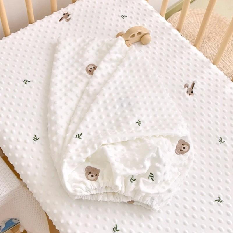 Style Baby Bed Cribs Fitted Crib Sheets Set, Soft Plush Material, Soft Bedding, Available in Multiple Sizes, Ideal for Newborns & Toddlers