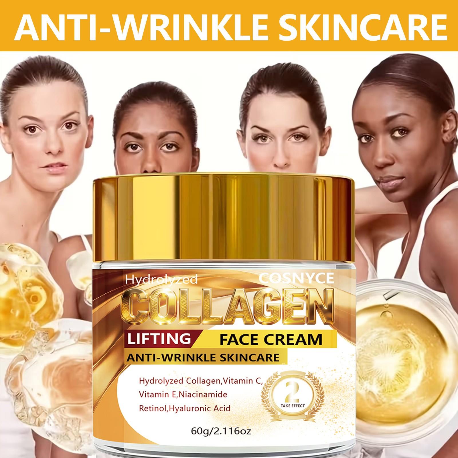Retinol Care Cream, Luxurious Moisturizing Nourishing, Sensitive Skin Choice, Dual Effect Summer, Soft Fine Skin, 60g