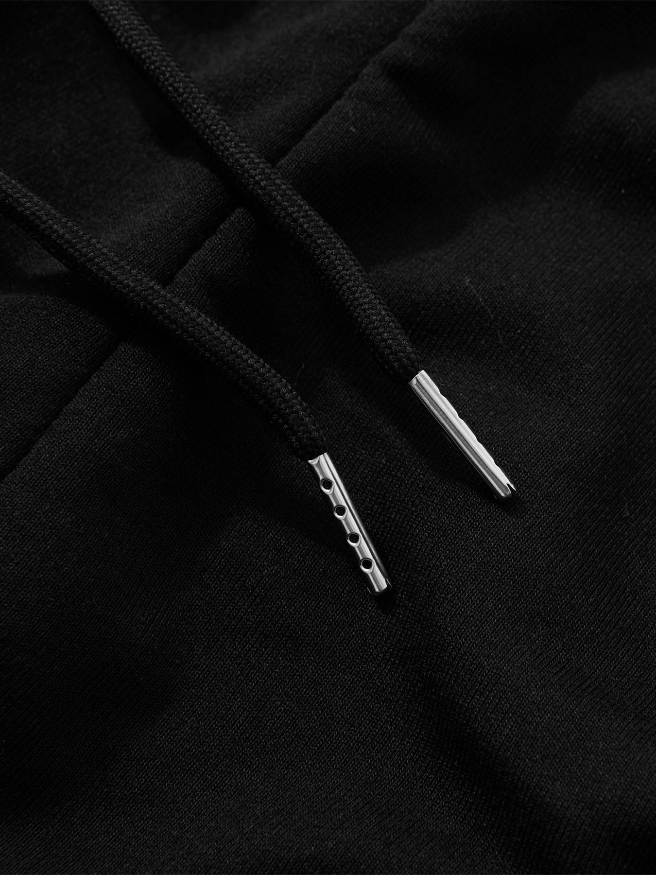 Men's Y2K Puff Letter Print Shorts - Black White Streetwear Casual Summer Shorts