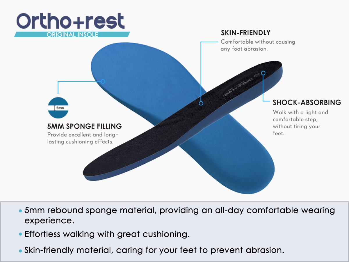 Ortho+rest Men Diabetic Shoes Swollen Feet Diabetes Walking Shoes Arch Support Orthopedic Sneakers Men's Casual