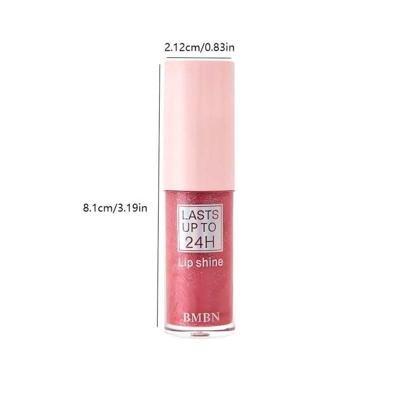 3pc/1pc Long-Lasting Highlight Lip Gloss Set, Includes Moisturizing, Refreshing, Lightweight, Rich Lip Glosses, Nude Lip Liner, Non-Sticky Liquid Lipstick Series