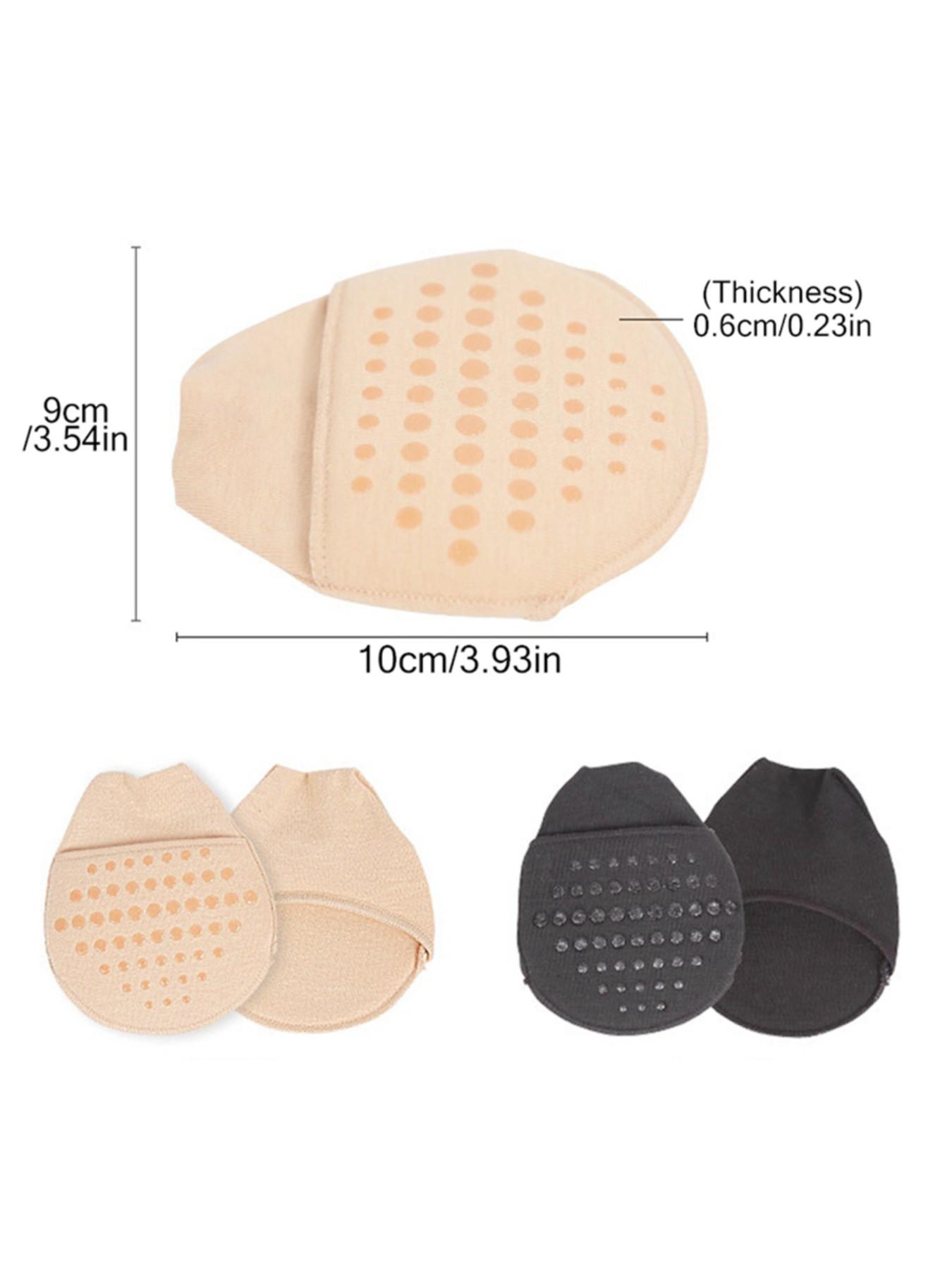 Women's Forefoot Sock Pads, High Heel Half Insoles, Relieve Calluses and Corns, Absorb Foot Pressure, Buffer Socks, Toe Pads
