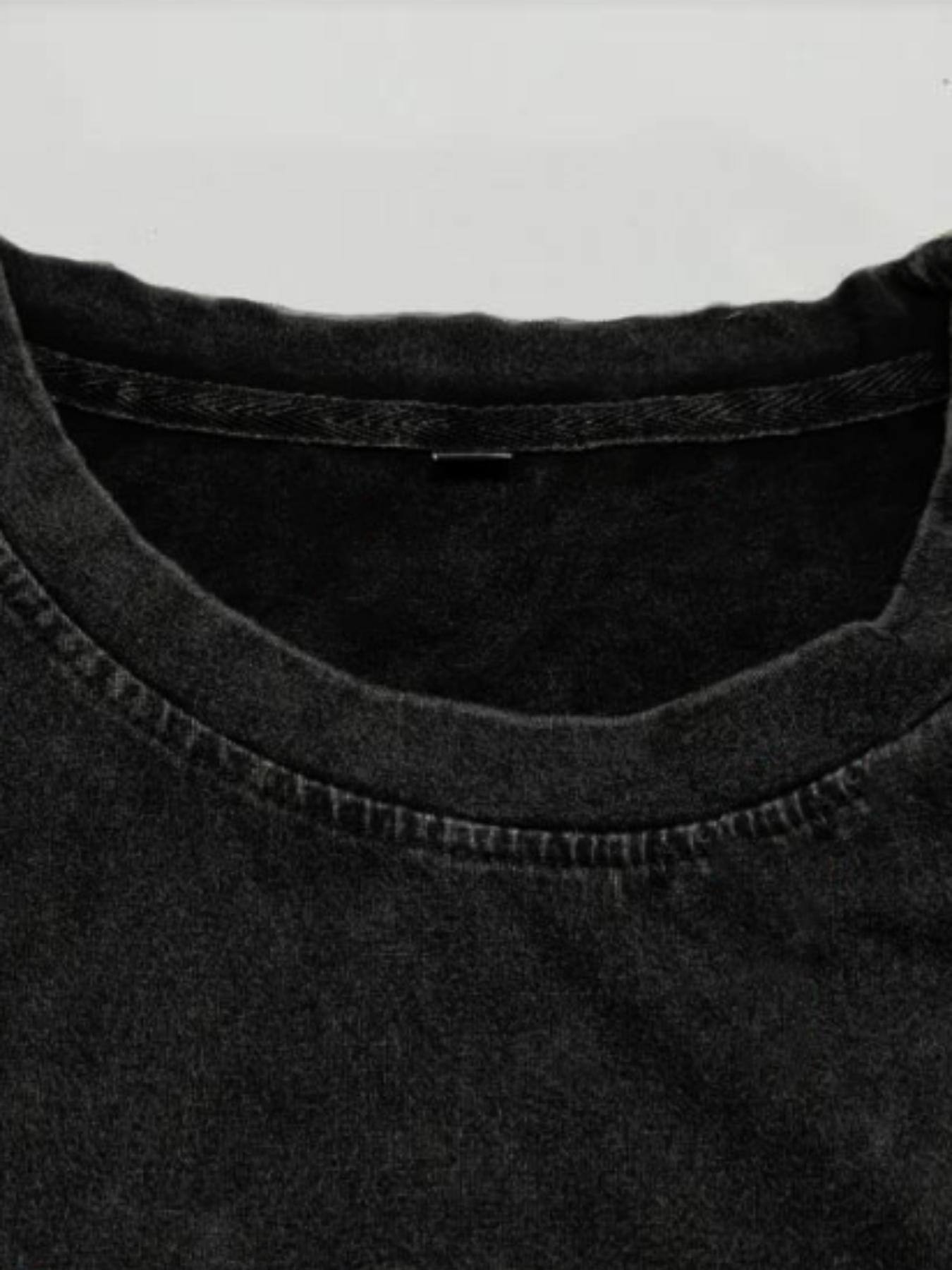 Men's Vintage Graphic Print Round Neck Tank Top, Casual Sleeveless Fitted Top for Summer, Men's Top for Daily Wear