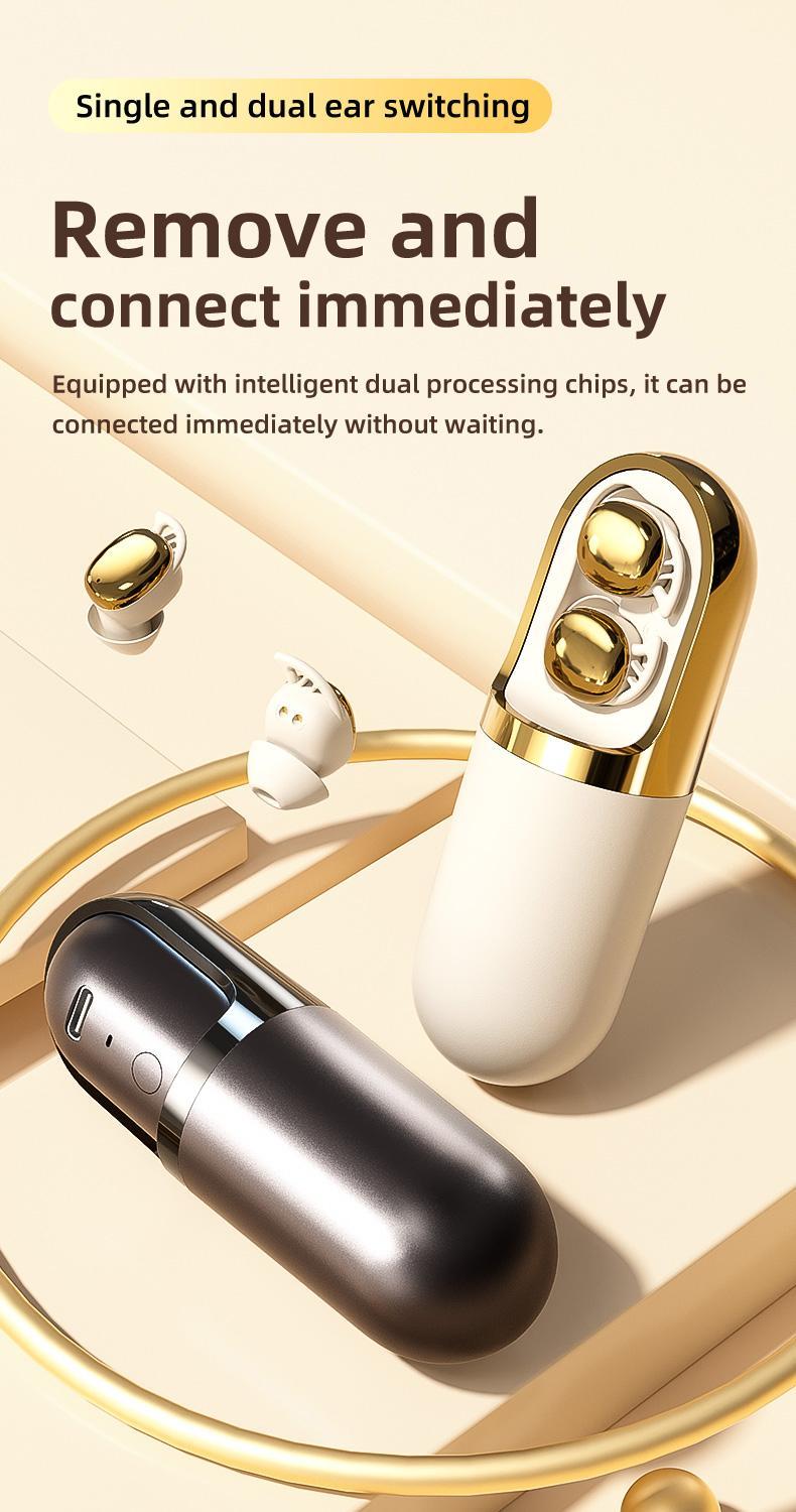 [New Year Deals] Tukio Massage Beauty Bluetooth Earbuds, featuring dual functions for sleep aid and relaxation. With stable Bluetooth 5.3 connectivity and long-lasting battery life, these earbuds make the perfect gift for your partner