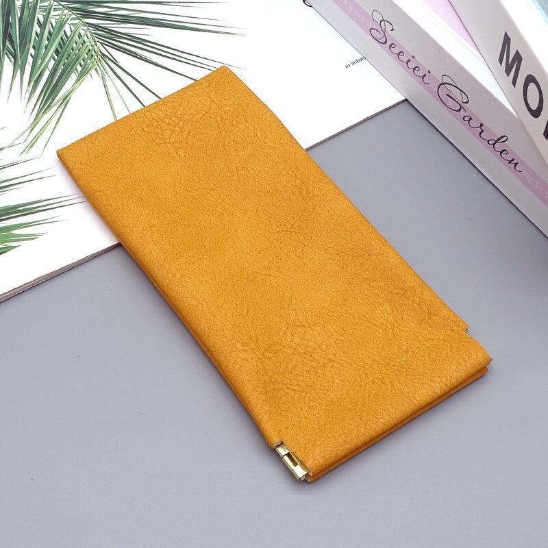 Glasses Bag Sunglasses MEN'S AND WOMEN'S Storage Set Elastic Plate Mouth Automatic Closing Glasses Storage Bag