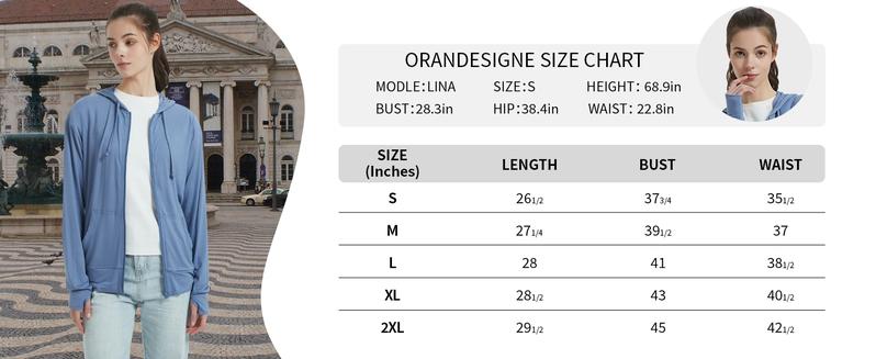 LETAOTAO Thin Summer Jackets For Women Womens' Lightweight Zip Up Hoodies Stretch