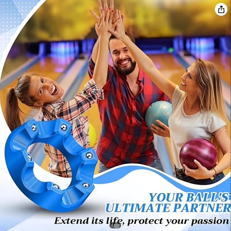 1 bowling rotating bracket, 360 smooth rotating cup holder, with easy-to-use multi-angle grip, suitable for general accessories of bowling, achieving the best performance, cleaning and polishing effect.