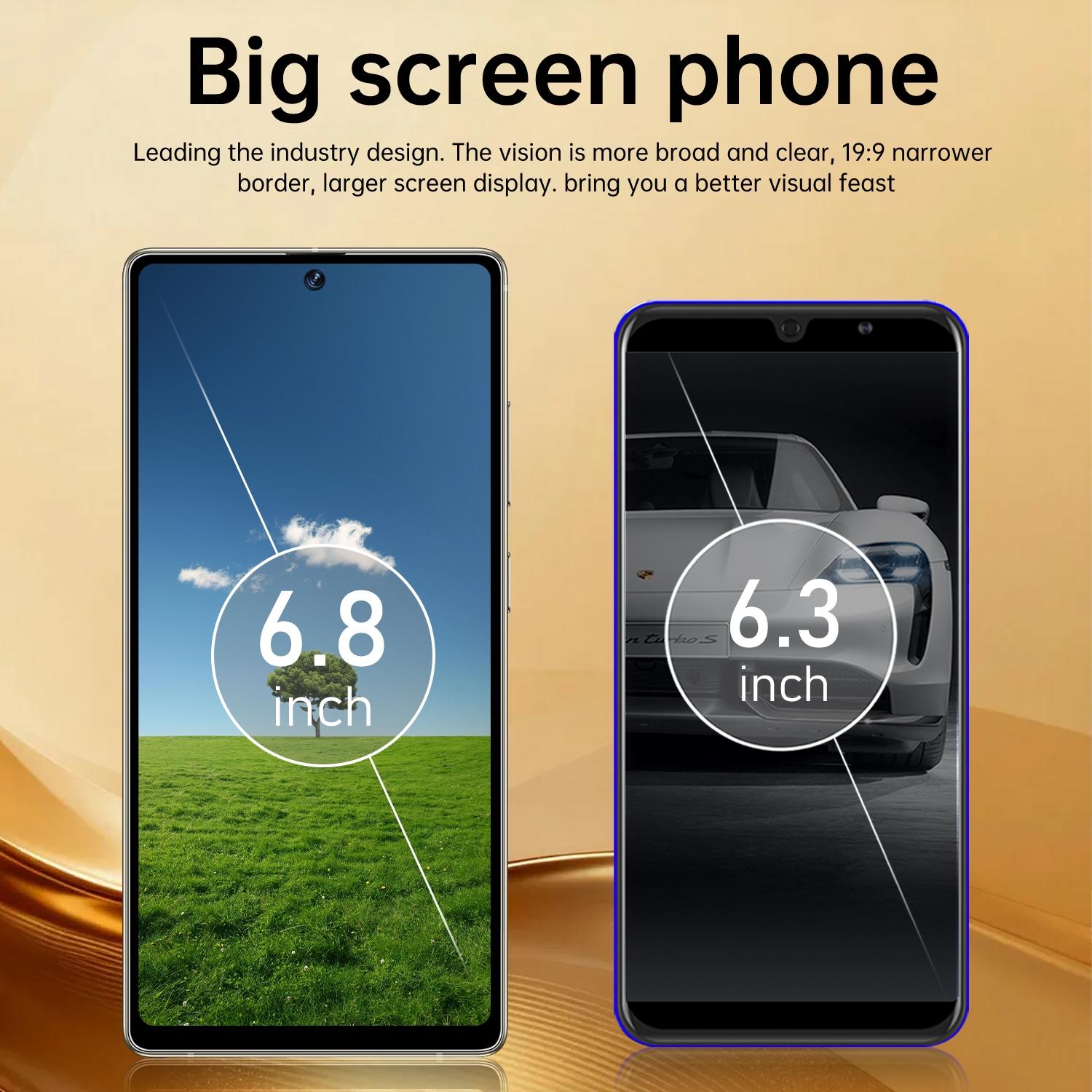 Astarry 25 Ultra Unlocked Android Smartphone with Stylus Pen, Octa-Core Processor, 6.8-Inch Large Screen, 4000mAh Battery and Dual SIM, Android Mobile Phone