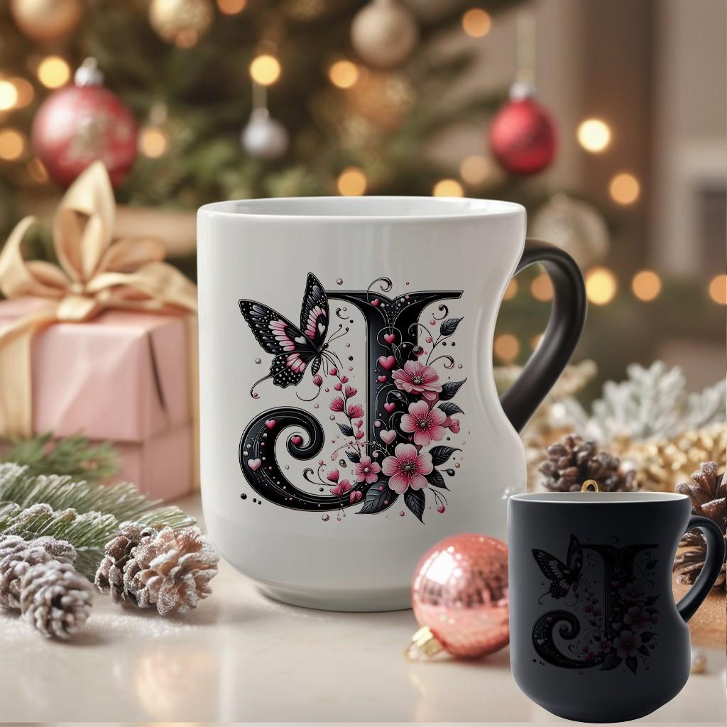 Charming Bunny Mug, Warmth in Every Sip, Magic Color-Changing Mug, Heart-Handle Design, Perfect Valentine's Day Gift for Couples