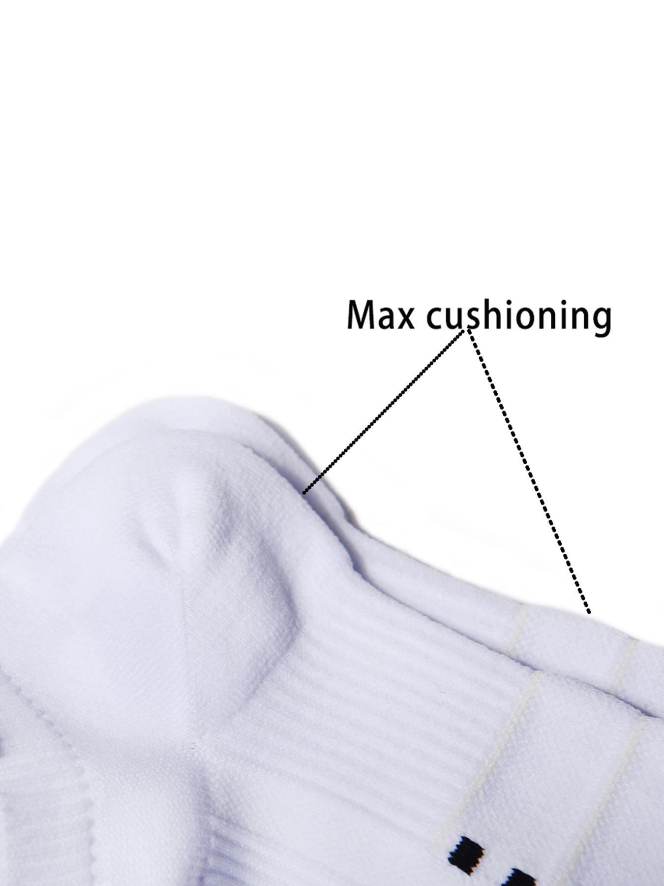 10/20Pairs Women's Compression Running Socks,  Ankle Support Sports Socks, Low Cut Cushioned Athletic Socks, Track Socks for Comfort & Performance