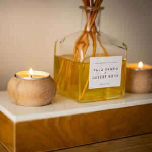 50 Count Unscented White Tealight Candles, 6‑7 Hour Long Lasting Smokeless Tea Lights for Weddings, Parties & Home Decor