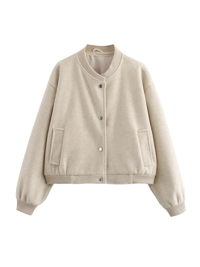 Women's casual jacket, stylish and comfortable design, perfect for everyday wear, a versatile fashion staple for spring and autumn.