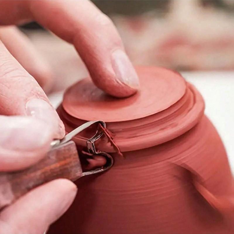 Stainless Steel Puncher for Ceramics and Soft Clay, Precision Tool Set for Sculpting, Cutting, and Piercing, Handcraft Essentials