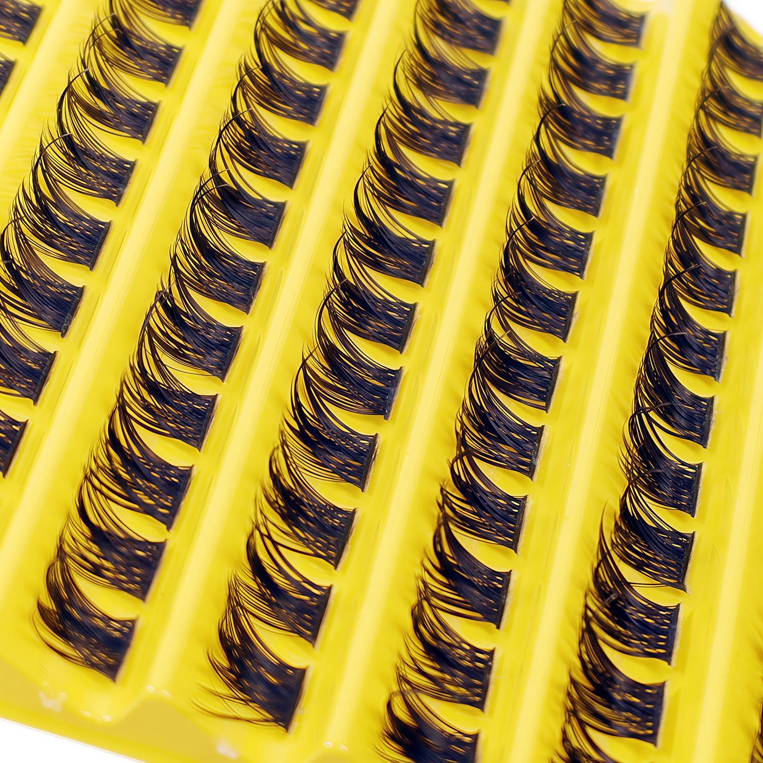 10 Row Bestselling False Eyelash Set, Clustered 40p Lashes, Dense and Curling, Perfect for Dramatic Eye Makeup, Easy Application