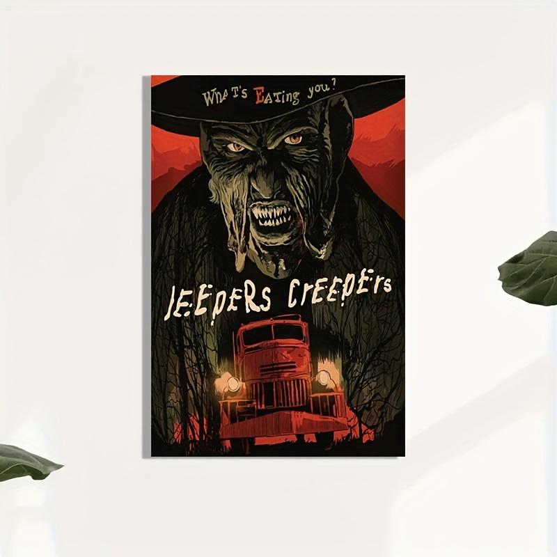 1 Piece <Scream> Horror Movie Poster - Framed Canvas Wall Decor, Suitable for Living Room and Bedroom Decoration, Classic Movie Art Gift, Includes Hook and Installation Accessories