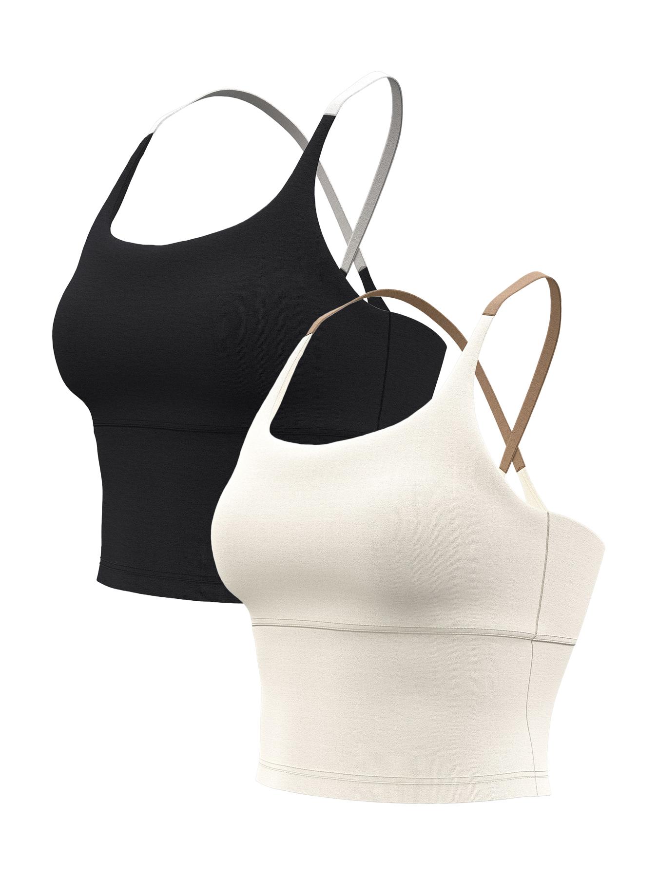 Sporty Women's Plain Criss Cross Sports Bra, Comfort and Durability Sports Crop Cami Top, Ladies Sportswear for Indoor Outdoor Wear, Gym Clothes Sporty Women's Plain Criss Cross Sports Bra, Comfort and Durability Sports Crop Cami Top, Ladies Sportswear for Indoor Outdoor Wear, Gym Clothes