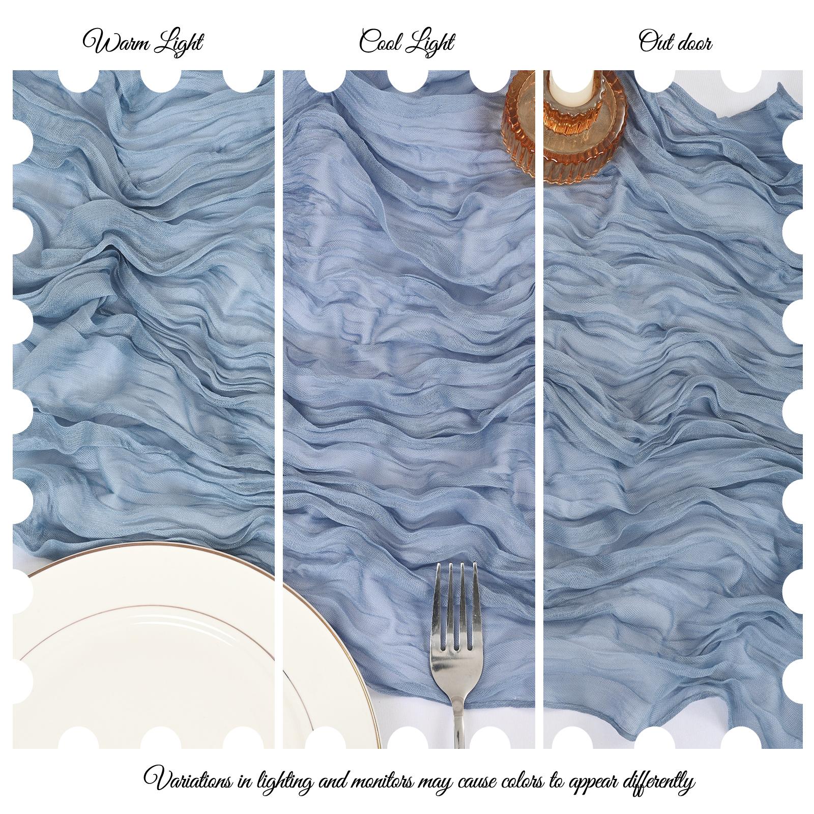 MTREO 15 25 Pack Cheesecloth Table Runner 17 x 108 Inch Fall Thanksgiving Boho Rustic Farmhouse Gauze Cheese Cloth Runner for Wedding Party Baby Shower Home Decor Holiday Decorations