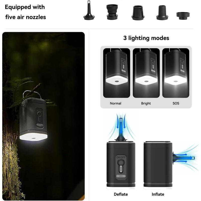 Kabaqoo Airback Vacuum Seal Compression Travel Backpack 60L Expandable Vacpack Water Resistant TSA Lock Airbag Black (Electric AirPump included)  travel accessories travel essentials Outdoorfun SpringStatements