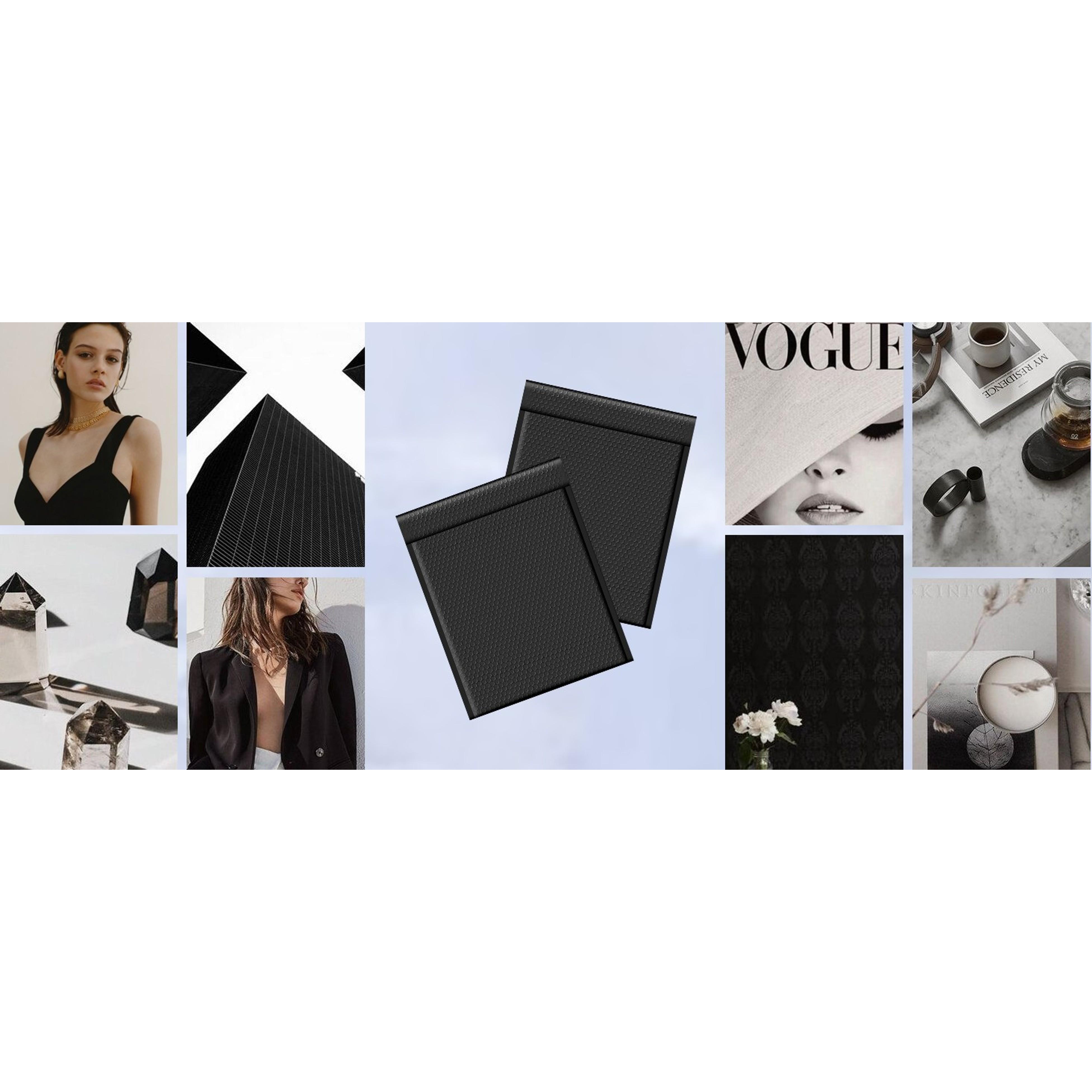 Bubble Mailers 8.5x12" 40 Pack Black Padded Envelopes Usable Size 8.5 x 11" Strong Adhesion Bubble Envelopes Medium Mailing Envelopes Bubble Padded for Small Business Shipping Books Clothes