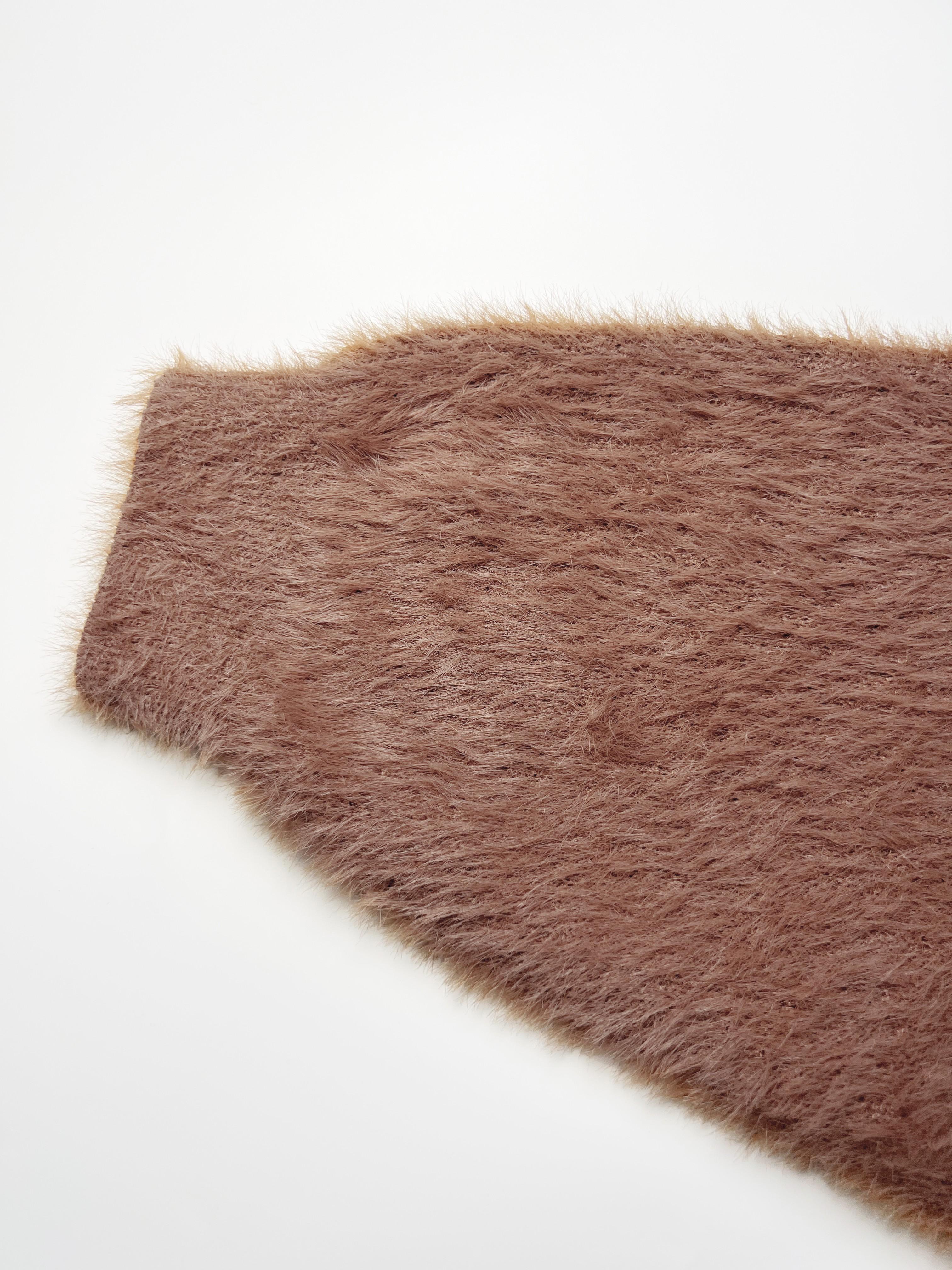 Joyfunear Women's Casual Long Knit Cardigan - Faux Fur Coats with Long Sleeves & Solid Color Design for Winter Wear