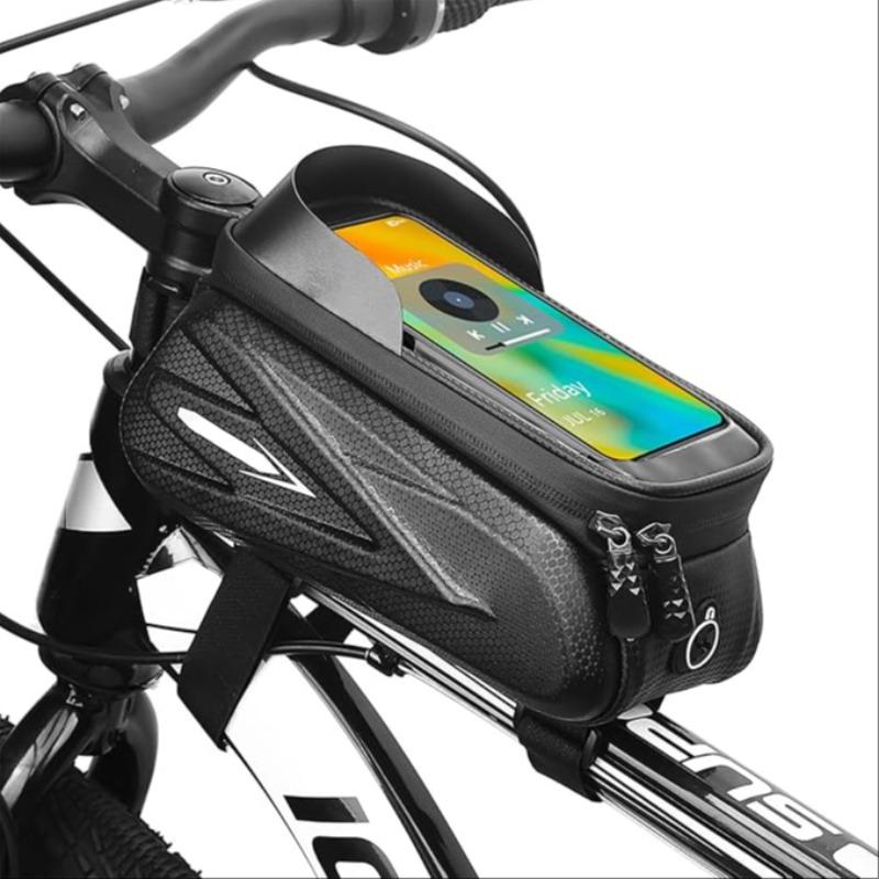 Multi-Function Bicycle Frame Bag - Universal Phone Storage for Mountain & Road Bikes, Essential Portable Cycling Accessory, Fixie Accessories