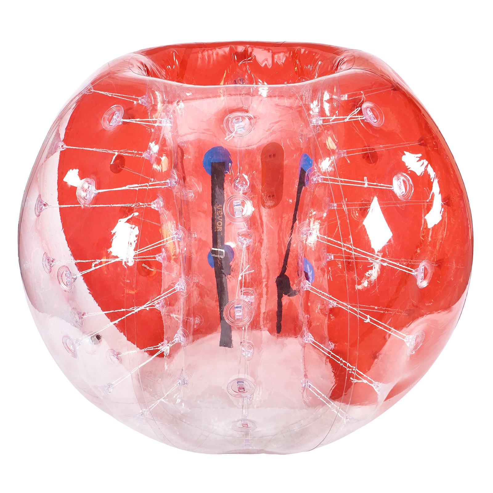 VEVOR Inflatable Bumper Ball 1-Pack, 5FT/1.5M Body Sumo Zorb Balls for Teen Adult, 0.8mm Thick PVC Human Hamster Bubble Balls for Outdoor Team Gaming Play, Bumper Bopper Toys for Garden, Yard, Park