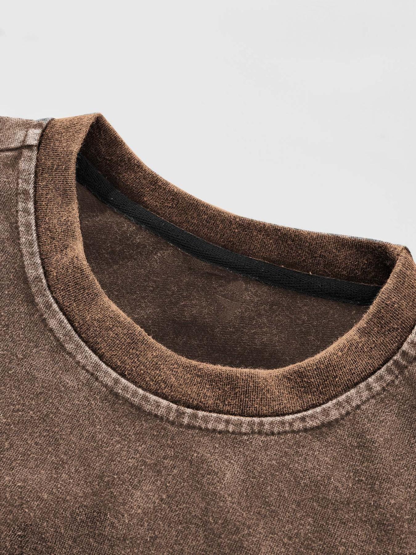 【TDOTW】Men's Washed Sleeveless Fitted Casual Plain Vest, high-quality cotton, all-day wear, street culture effect, enhance comfort and fashion