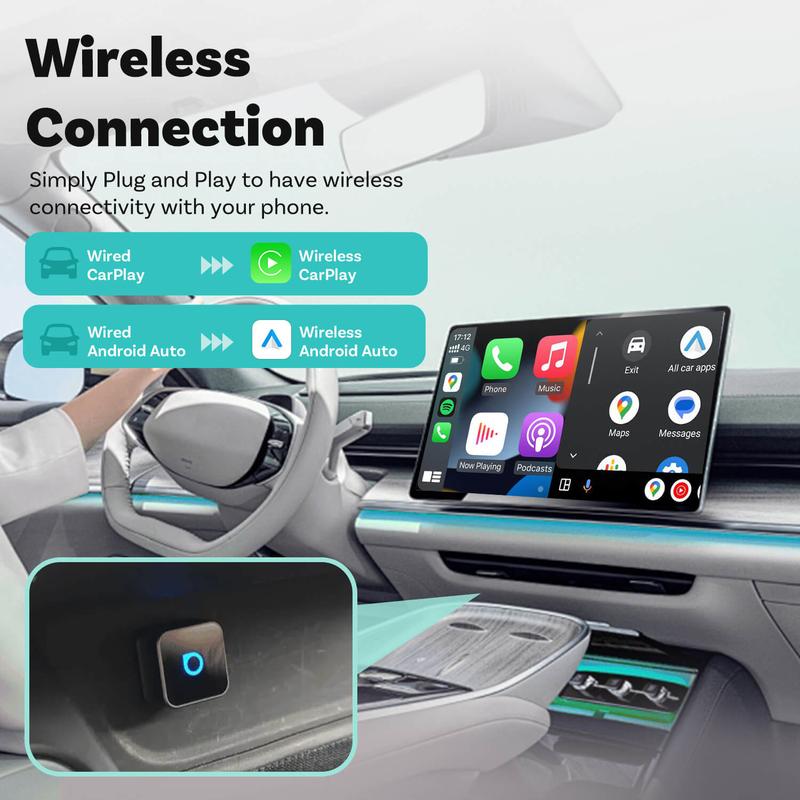 Ottocast Mini Cube 4.0 Wireless CarPlay/Android Auto Adapter