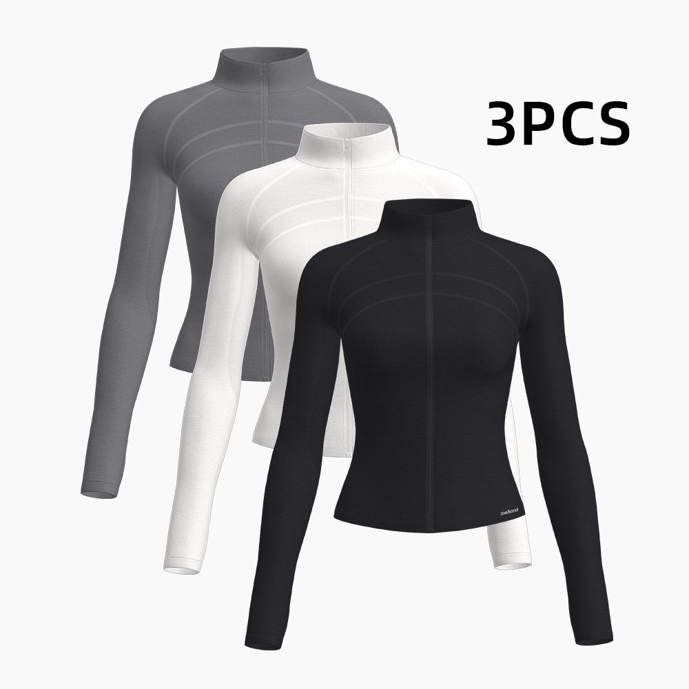 Women's Spring Solid Zip-up Pocket Sports Jacket,Air-Butter 3.0 Fabric, Athletic Long Sleeve Sports Top,Spring Outfits 2025 Trendy Outfits,Comfortable Ladies Sportswear forIndoor Outdoor Wear,GymClothes, workoutOutfits