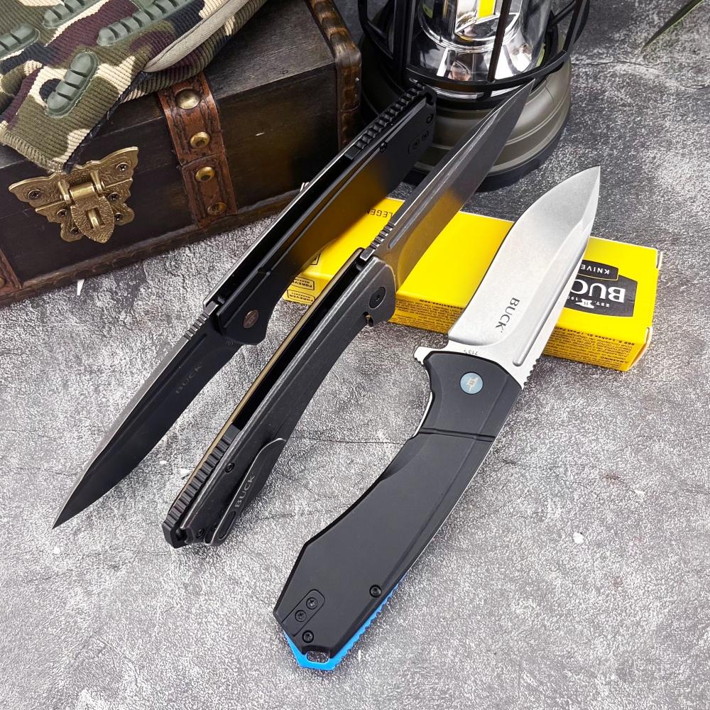 Available in Three Colors Model 713 High-quality Folding Knife with 8Cr13Mov Blade and Aluminum Handle. Portable Outdoor Knife—ideal for Hiking, Mountaineering, Survival, Camping, Tool EDC