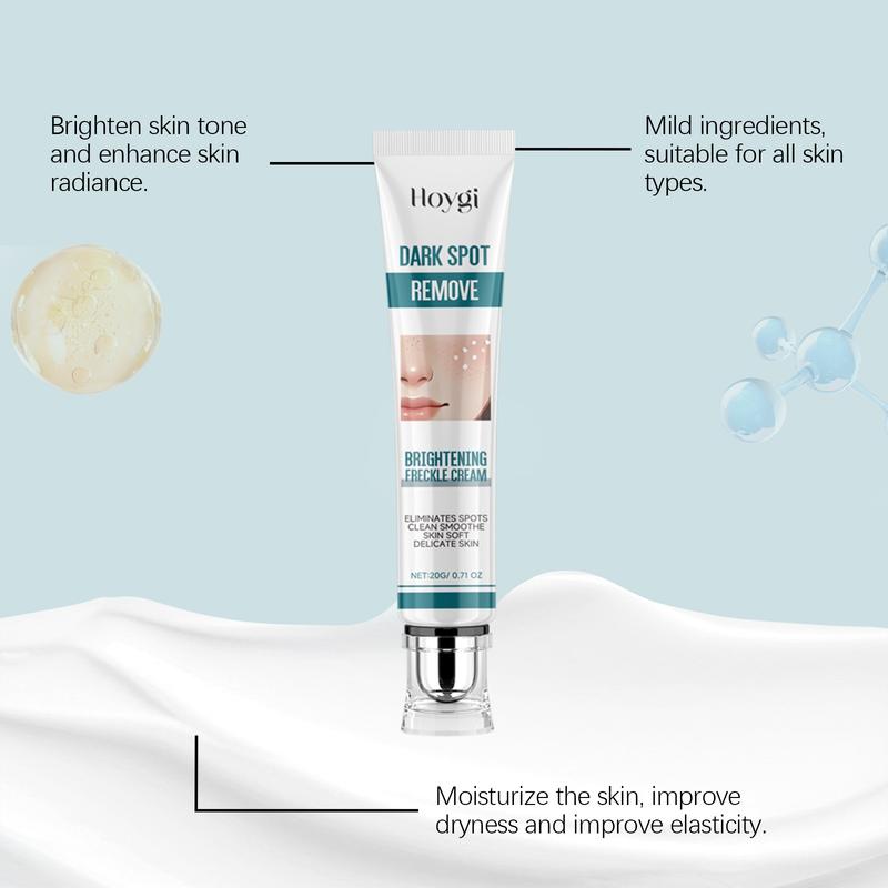 Hoygi Brightening Dark Spot Corrector Cream - Freckle & Sun Spot Fading | Deep Hydrating Gentle Formula, All Skin Types Friendly