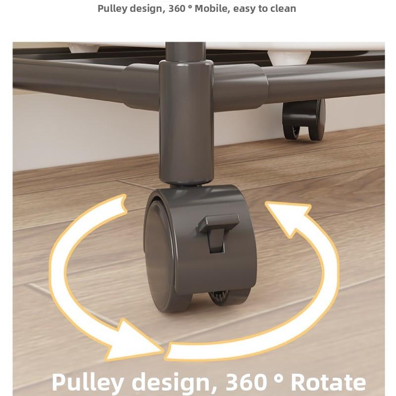 Multi-layer kitchen storage rack, floor-standing organizer for home use, bathroom shelf, no-drill microwave rack,  kitchen storage & organization, microwave stand, microwave rack with storage, kitchen shelf, kitchen storage and organization