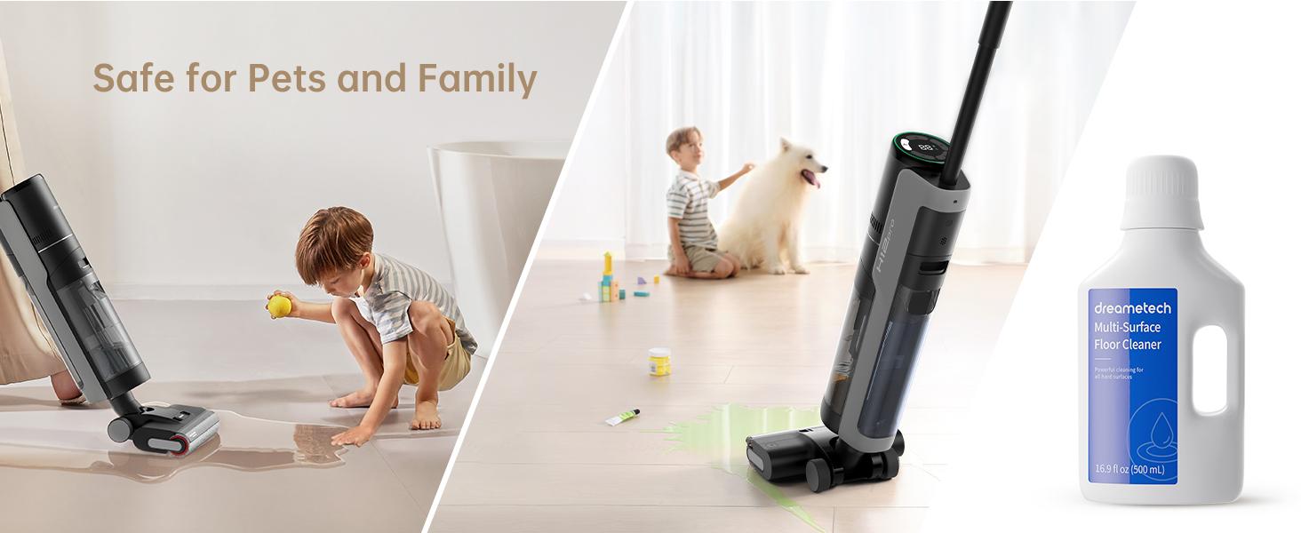 DREAME Cleaning Solution Compatible with H12 PRO/G10 Pro/H13 PRO/H12S/H12 Pro FlexReach/H12 Dual/G10 Combo/G10/K10/K10 Plus Wet Dry Vacuum Cleaner (16.9 OZ)