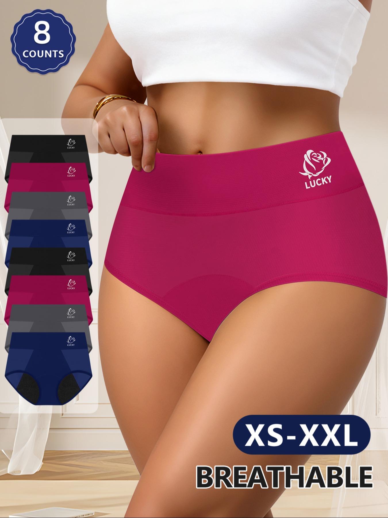 【Period Panty】8-Count Breathable Period Underwear | High-waisted Anti-leak & All-season Fit