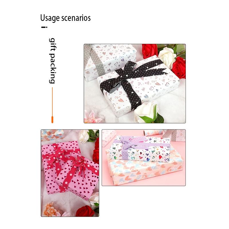 Valentine Gift Wrapping Paper, Birthday Party Decoration, Wedding Favor Packaging, Thin Floral Bouquet Supplies, Any Occasion Decor
