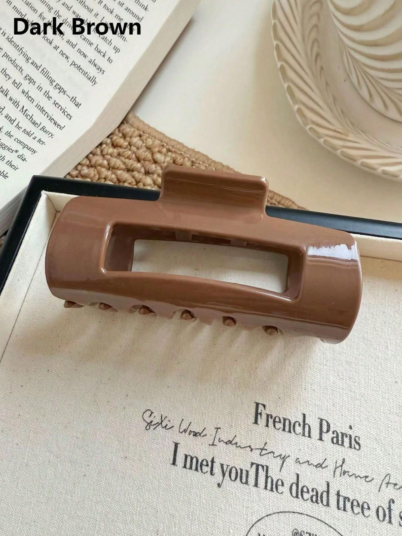 Soft Silicone Hair Claw, High-End Anti-Drop Unbreakable Hair Clip, Square Hair Soft Claw Clips for Women, Flexible Clawclip for Thick Hair, Lightweight Large Cozy Clip Special soft hairpins, suitable for various occasions, 2026 New Design Hair Accessories